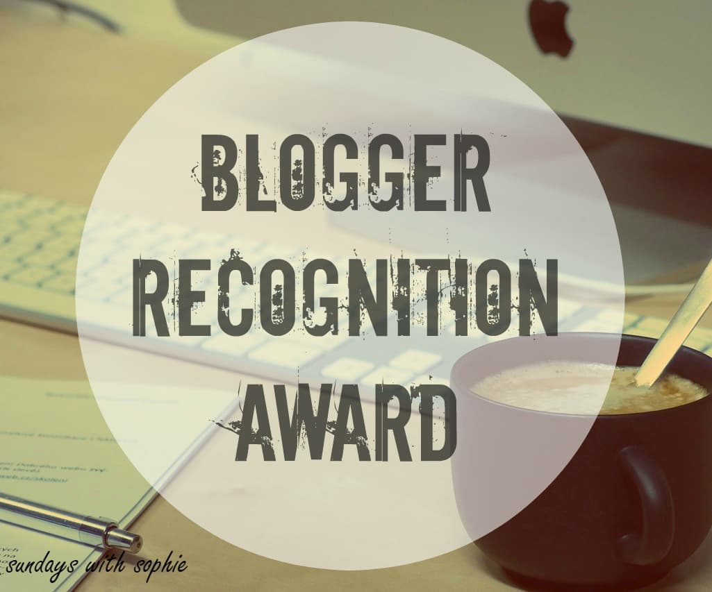 Blogger Recognition Award